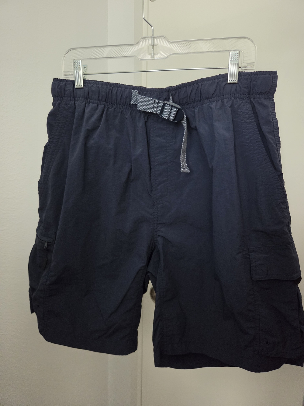 Columbia Navy Water Cargo Shorts Mens L